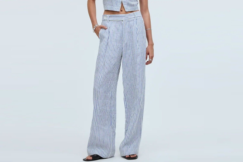 A fashion editor reviews the wrinkle-resistant Madewell Harlow Wide-Leg Pant, which she wore on a five-hour flight. Shop the $118 Nicole Kidman-inspired pants in petite, plus, standard, and tall versions before they sell out.