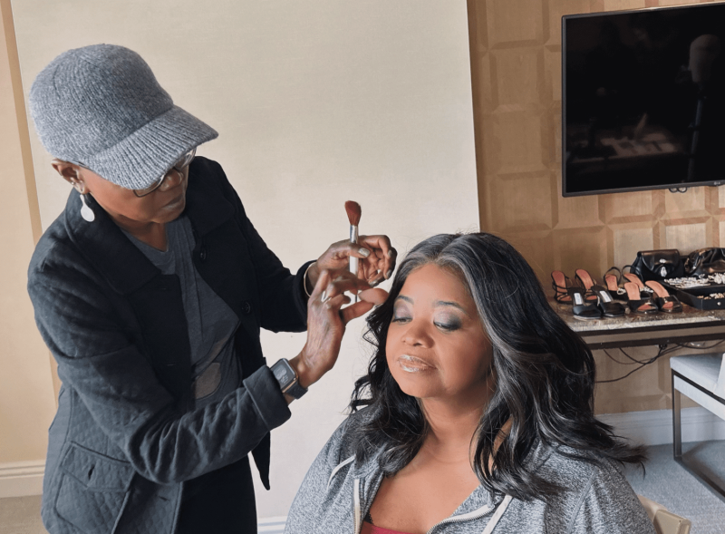 Award-winning actress Octavia Spencer exclusively took InStyle behind the scenes as she got ready for the 55th NAACP Image Awards with her stylist and glam team. See ahead for more details on Spencer's look, her personal style, and the team that helps bring it all together.