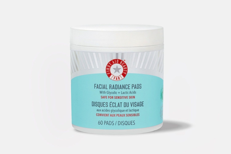 First Aid Beauty Radiance Pads are 25 percent off for a limited time during the brand’s sitewide sale. Shop the glycolic and lactic acid-soaked cloth pads, which deliver a daily dose of glow to all skin types.