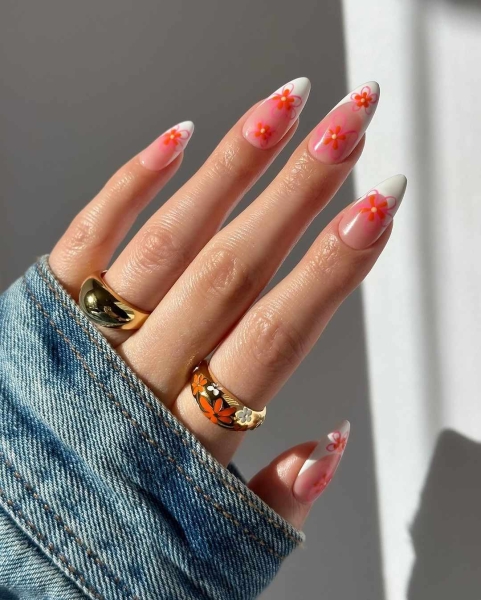 French nails are equally classic and versatile, which makes them the perfect anchor for a refreshing spring manicure.