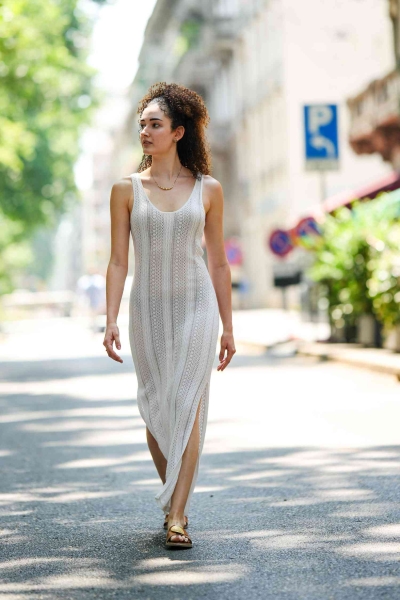 From your most summery linen dress to a more formal suit dress, from a sheer dress to a button-down polo dress, there are new and exciting ways to style your wardrobe staples.