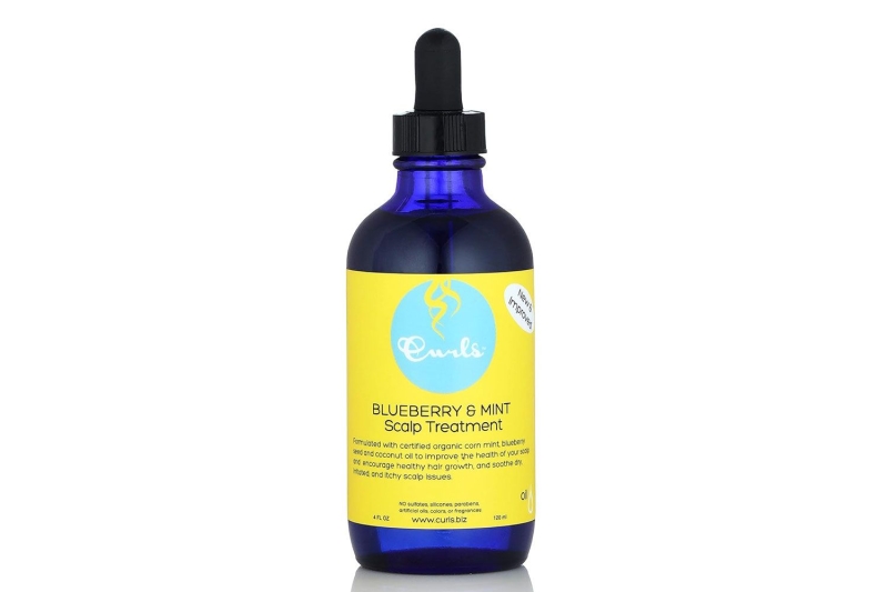 I’m stocking up on Curls Blueberry and Mint Tea Scalp Treatment which has grown back my sparse edges, and hydrated my dry, flay scalp while it’s on sale for $11 on Amazon.