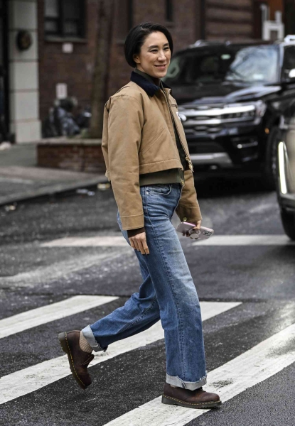 Mom jeans are a tried and true denim style that's not going anywhere anytime soon. So why not embrace the relaxed fit and elevate things by wearing them with eye-catching yet practical shoes.