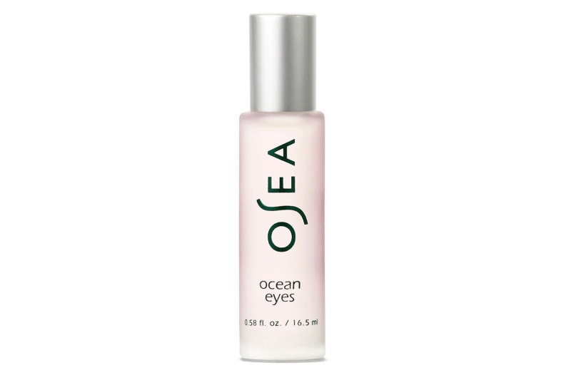 Osea Malibu Ocean Eyes Age-Defying Serum is a $58 hydrator, de-puffer, and line-smoothing roller ball-style product that improves the under eye area both instantly and over time. Hilary Duff uses the serum, which is travel friendly and layers under makeup.