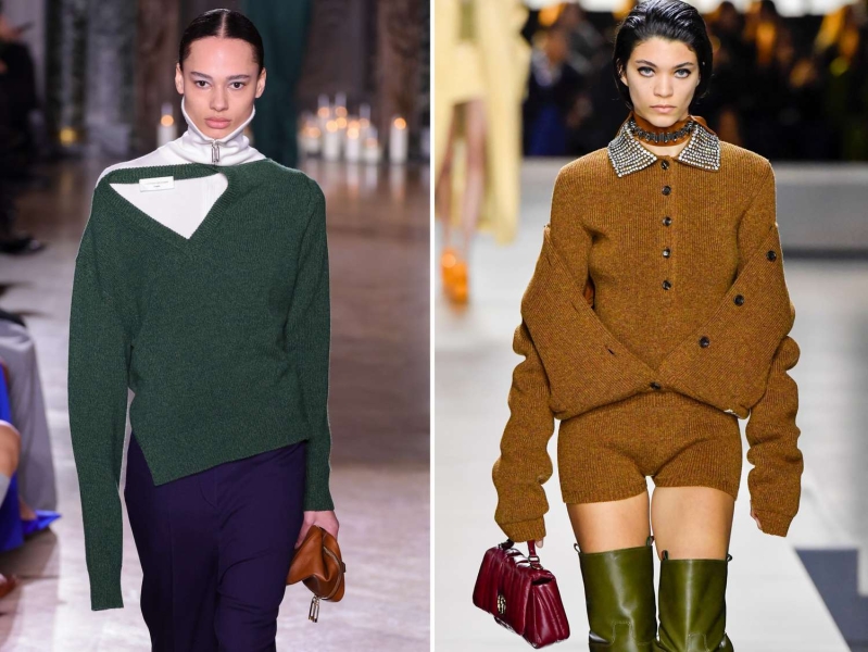See the best layered sweater looks pulled from Milan, Paris, and New York Fashion Week's runways, plus tips on how to style them at home.