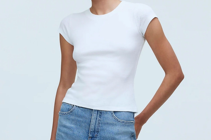 Spring brings fluctuating weather but a versatile short-sleeve top can suit both warm and breezy occasions, so I rounded up 10 styles I’d shop from Madewell, J.Crew, Spanx, Hanes and more — and prices start at just $6.