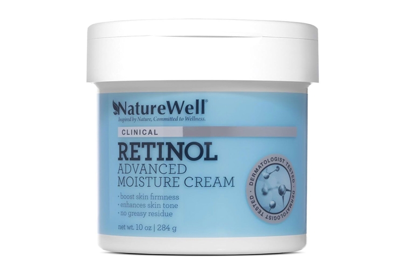 The Ebanel 2.5 Percent Retinol Cream is $23 at Amazon, where shoppers say it’s perfect for sensitive skin. The cream hydrates, plumps, and fades fine lines while increasing cellular turnover to improve texture over time.
