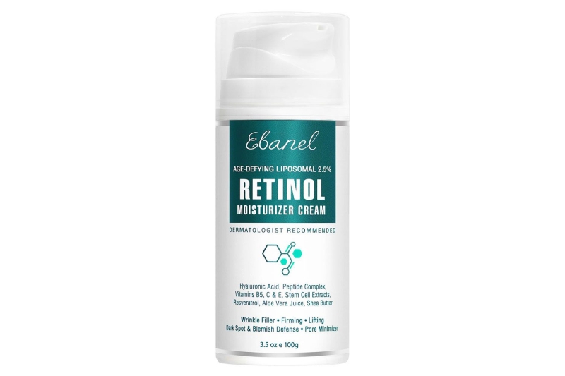 The Ebanel 2.5 Percent Retinol Cream is $23 at Amazon, where shoppers say it’s perfect for sensitive skin. The cream hydrates, plumps, and fades fine lines while increasing cellular turnover to improve texture over time.
