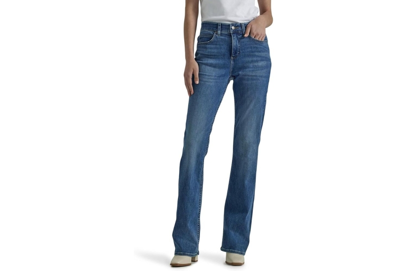 The Lee Ultra Lux Bootcut Jean are currently on sale for as low as $26 during the Amazon Big Spring Sale. Shop the flattering and comfortable jeans for up to 30 percent off in dark blue and light-washed denim.