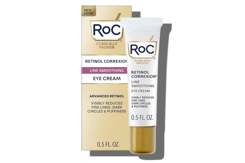 A dermatologist recommended RoC’s Retinol Correxion Line Smoothing Eye Cream to a beauty editor. Shop it on Amazon for $21.