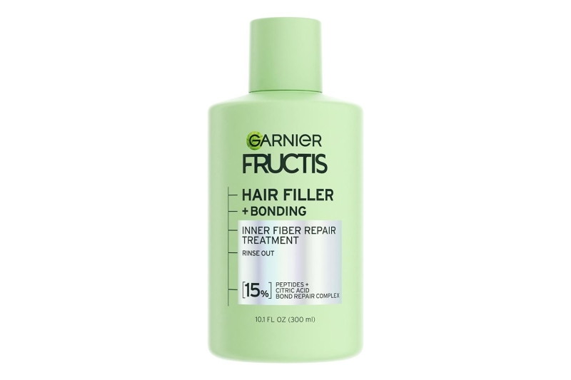 Celebrity hairstylist Dimitris Giannetos used Garnier Fructis’ Hair Filler Strength Repair Serum on Shania Twain. Shop it for $9 on Amazon.