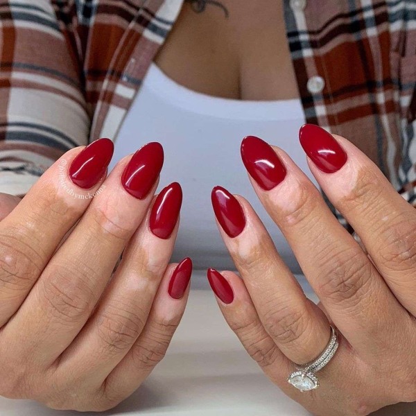 Cherry red is a bold and vibrant hue that's always trending. These 20 cherry red nail looks will inspire your next manicure.