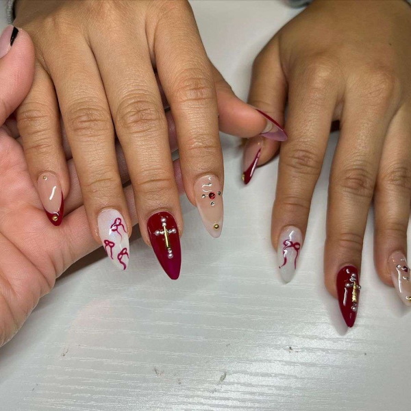 Cherry red is a bold and vibrant hue that's always trending. These 20 cherry red nail looks will inspire your next manicure.