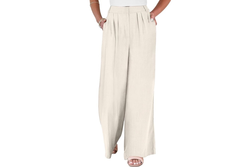 Meghan Markle wore a pair of loose linen trousers while in Palm Beach, Florida. I found 10 similar styles for her wide-leg pants from Amazon, Nordstrom, Madewell, J.Crew, and more, starting at $27.