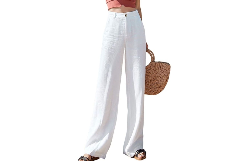 Meghan Markle wore a pair of loose linen trousers while in Palm Beach, Florida. I found 10 similar styles for her wide-leg pants from Amazon, Nordstrom, Madewell, J.Crew, and more, starting at $27.