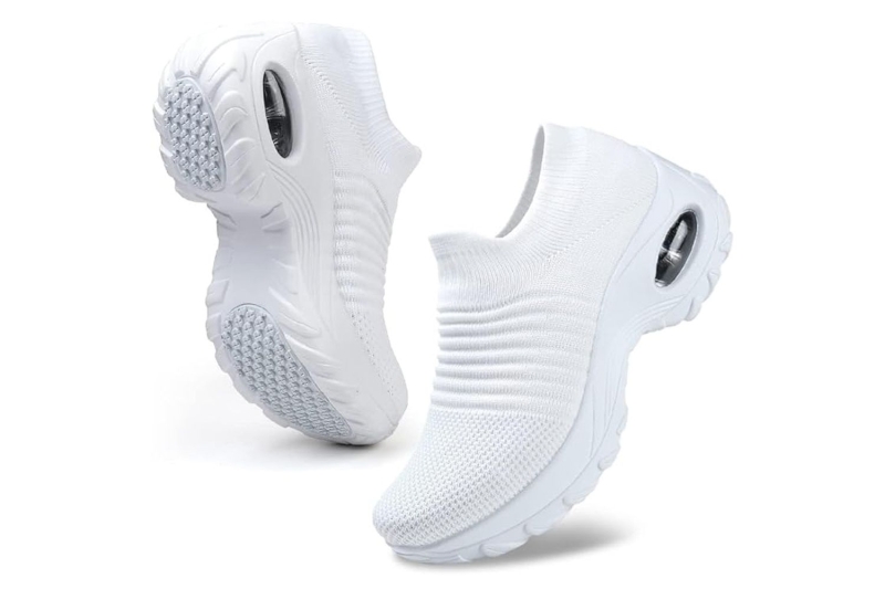 Nurses and healthcare workers have left over 24,800 five-star ratings for HKR’s Slip-On Sneakers. They comfy, breathable sneakers offer great arch support and come in 19 colors on Amazon.