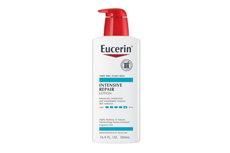 Shoppers with mature and sensitive complexions swear by the Eucerin Intensive Repair Body Lotion for smoother, plumper skin. Snag the body care product while it’s on sale for $10 at Amazon.