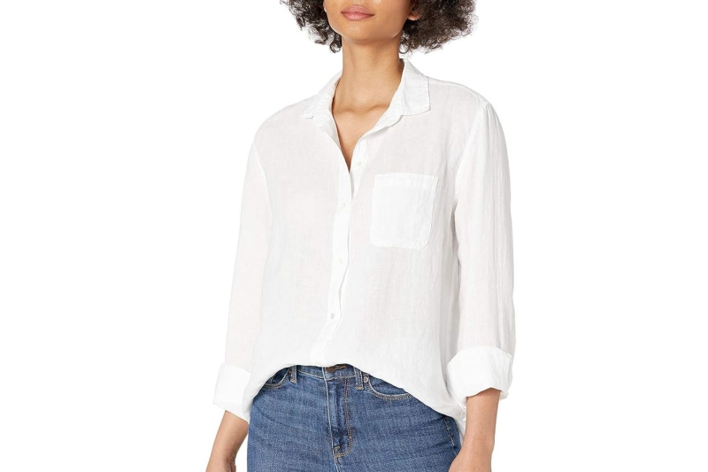 Taylor Swift, Katie Holmes, and Jennifer Lawrence wear comfy button-up shirts, and similar styles are available on Amazon. Shop long-sleeve, short-sleeve, and breezy spring options, starting at $19.