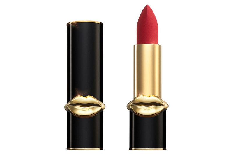 Taylor Swift’s go-to red lipstick shade is from Pat McGrath. While her exact lipstick is sold out, the Pat McGrath MatteTrance Lipstick in Elson has been restocked at Nordstrom for $39.