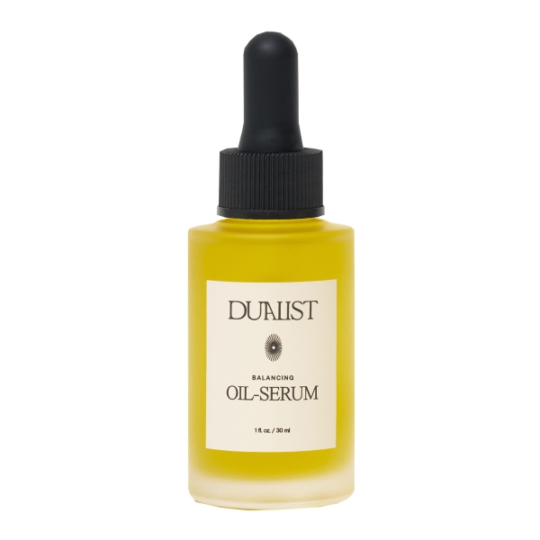 The Dualist, a new hybrid face elixir, is bridging the gap between the instant glow of an oil and the long-term barrier-strengthening benefits of a serum.