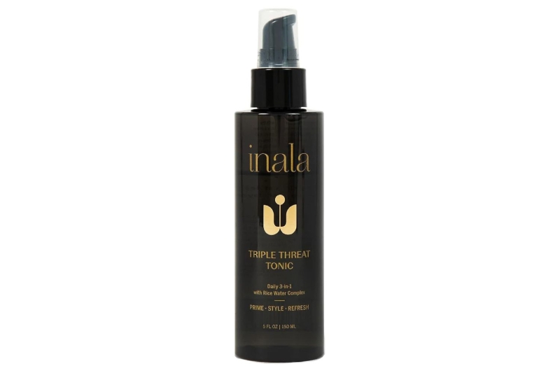 The Inala Reset Rinse Weekly Scalp Treatment is a strengthening, growth-promoting hair product infused with rice water that exfoliates the scalp and strengthens strands. Shop it at Amazon for $17.