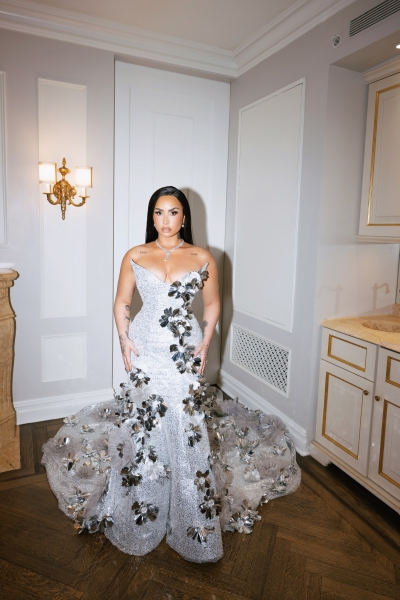 Demi Lovato’s Ethereal Met Gala Gown Features Over 500 Hand-Cut Flowers