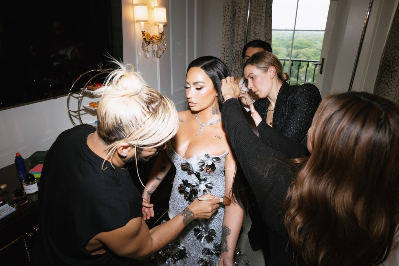 Demi Lovato’s Ethereal Met Gala Gown Features Over 500 Hand-Cut Flowers