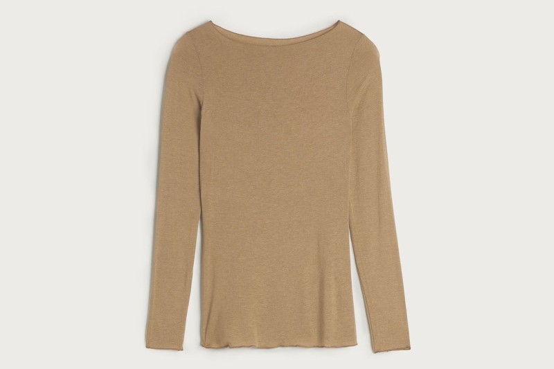 Jennifer Lopez wore the Intimissimi Boat Neck Modal Cashmere top. Grab the lightweight, sheer shirt Lopez, Kendall Jenner, and InStyle editors wear for $59.