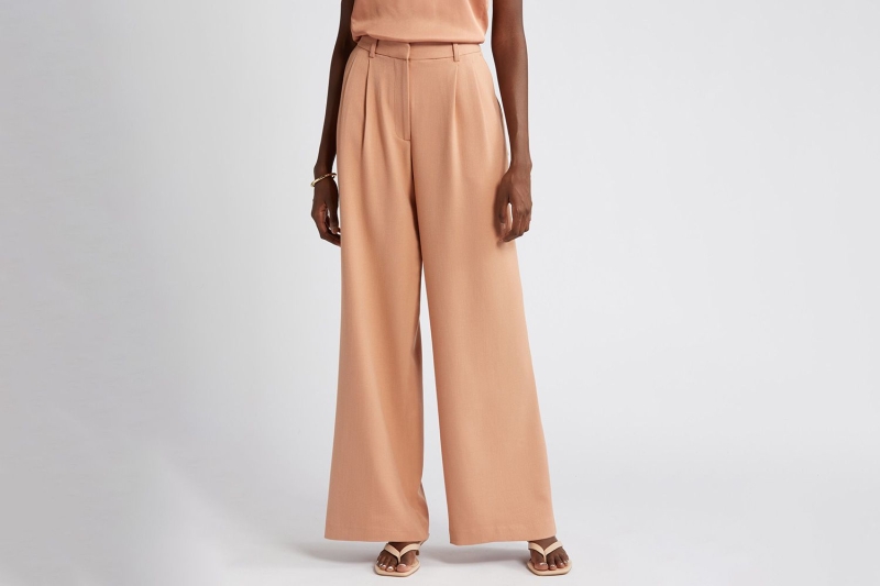 Kendall Jenner wore comfortable wide-leg trousers on the day of the Met Gala. Shop similar ageless and universally flattering pants for spring from Amazon and Nordstrom, starting at $25.