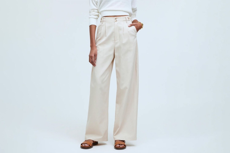 Kendall Jenner wore comfortable wide-leg trousers on the day of the Met Gala. Shop similar ageless and universally flattering pants for spring from Amazon and Nordstrom, starting at $25.