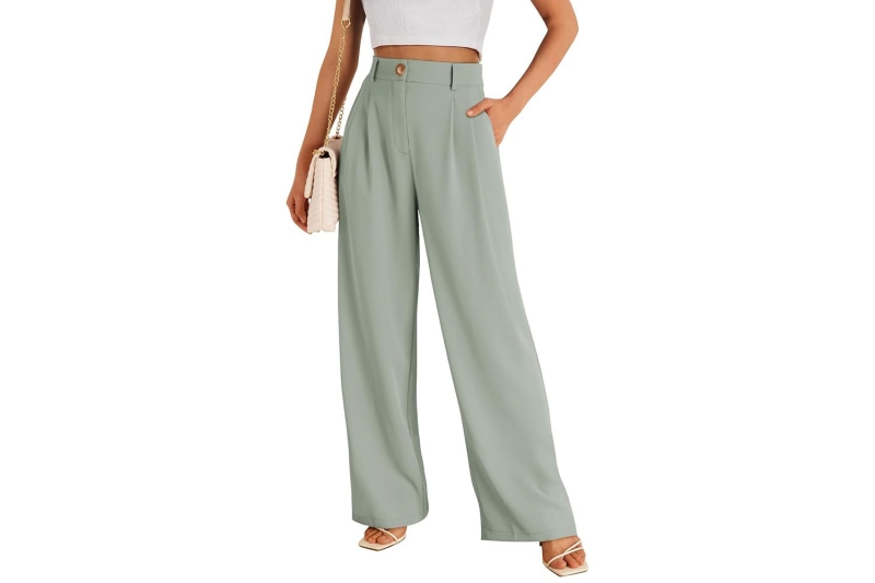 Kendall Jenner wore comfortable wide-leg trousers on the day of the Met Gala. Shop similar ageless and universally flattering pants for spring from Amazon and Nordstrom, starting at $25.