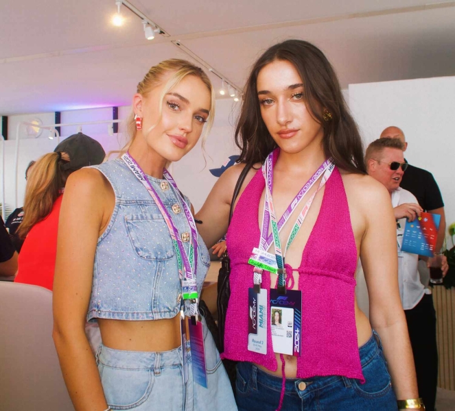 Morgan Riddle is most well-known as an influencer and the girlfriend of lead American tennis player Taylor Fritz. She also is building her fashion portfolio and released a jewelry collaboration with the New York brand Lottie. Here, see exclusive images from her visit to F1 Miami 2024.