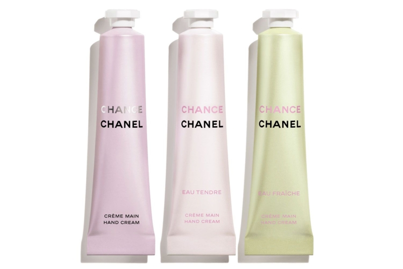 The Chanel Chance Perfumed Hand Creams come in a set of three lotions, fragranced with Chanel’s ultra-popular Chance collection. Shop the limited-edition set while you can.