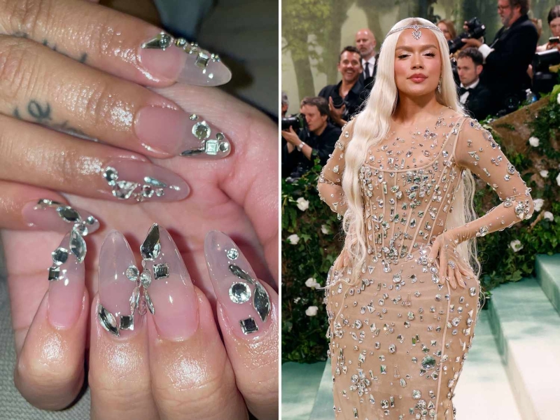 The nail looks from the 2024 Met Gala were just as intricate as the show-stopping fashion. Here, scroll through close-ups of the best nail looks and get tips from the manicurists who created them.